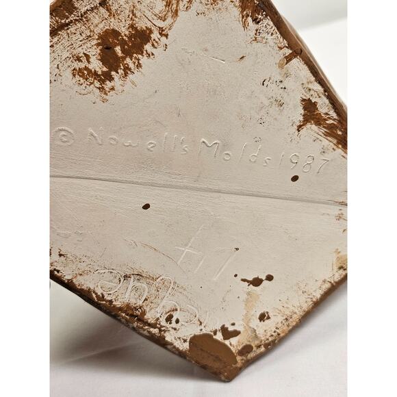 Vintage 1987 Nowell’s Ceramic Paper Bag Design Pot With Large Ducks - Picture 6 of 10